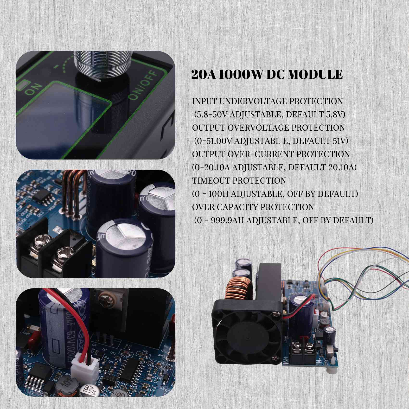 [NEWA08R] WZ5020L 20A 1000W DC - Step Down Dc Power Supply Module 1000W 리뷰 및 가격